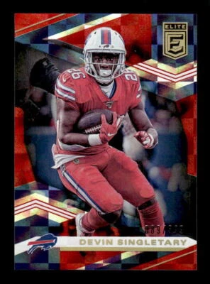 2020 Elite Red #10 Devin Singletary /399 - NM-MT - Image 1 of 2