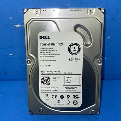 DELL Constellation ES 1000GB, Internal,7200 RPM,3.5inch  ST1000NM0001 HDD - Image 1 of 4