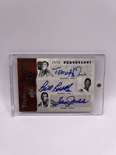 Bill Russell Sam Jones Tom Heinsohn 2007-08 Upper Deck Chronology Auto #/25