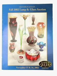 2002 Antique Lamp & Glass Auction Book + Prices James D Julia All Color Photos - Picture 1 of 10