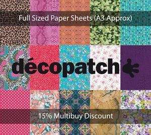 Decopatch Full Decoupage Paper Sheet – Many Designs – Craft Multibuy Discount - Picture 1 of 162