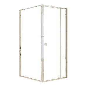 Della Francesca Front: (82~90) x 195cm Adjustable Semi Frameless Shower Screen i - Picture 1 of 8