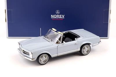 1:18 Norev Mercedes 230 SL Pagoda W113 Grigio 1963 Con Tetto 183990 - Immagine 1 di 4