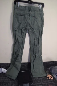 Gap Kids 1969 Canvas 5 Pocket Regular STRAIGHT Jeans GIRLS BOYS 14 28x28 Green - Picture 1 of 15