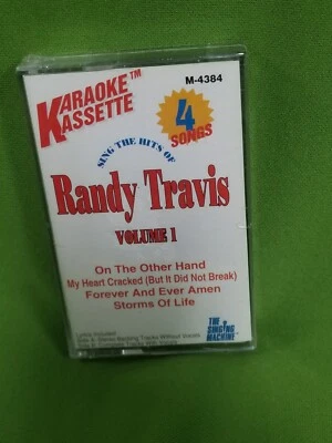 Karaoke Kassette Randy Travis  Vol 1 SEALED Cassette Tape Singing Machine - Image 1 of 4