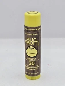 SUN BUM KEY LIME LIP BALM Sun Protection SPF 30 Sunscreen Lip Balm - Picture 1 of 1