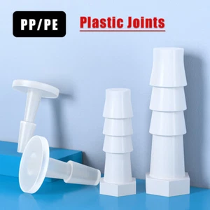 Plastic Joints Barbed Hose Connector Male Threaded Tube Pipe Fittings Joiner - Picture 1 of 28
