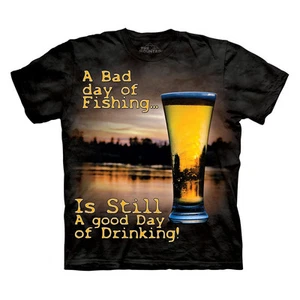 New BAD DAY OF FISHING IS STILL A GOOD DAY T SHIRT NEW FUNNY FISHING SHIRT - Picture 1 of 1