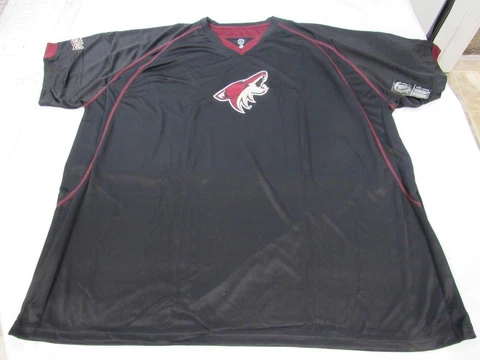New Arizona Coyotes Mens Size 6XL Black Polyester Shirt Cover