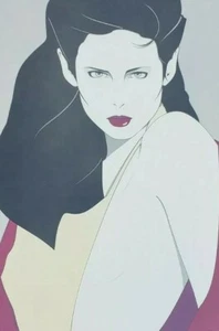 1981 PATRICK NAGEL - THE BOOK - FRAMED PRINT POSTER SANTA MONICA MIRAGE EDITION - Picture 1 of 6