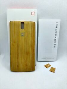 OnePlus One Genuine Bamboo Styleswap Phone Back Cover (Genuine) (RARE)