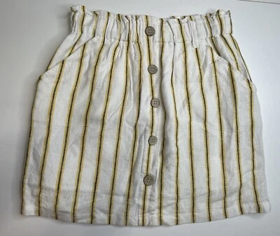 Love Tree Women Ivory Casual Skirt M Foto 1 de 4