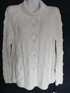 Cupcakes & Cashmere Damen Pullover weiß mit Zopfmuster, Größe XS - Bild 1 von 6