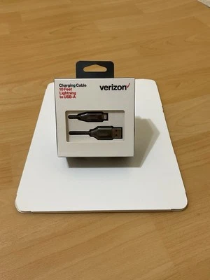 Verizon Charging Cable 10 Feet Iphone Ipad Ipod - Image 1 of 4