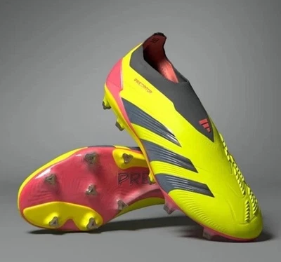 Mens Adidas Predator Elite Laceless FG Soccer/Football Cleats Size 8 New IE2366 - Image 1 of 4