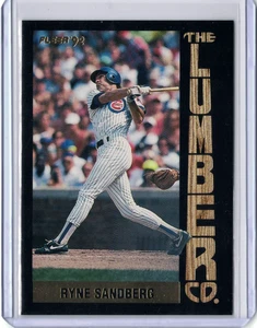 1992 Fleer Lumber Company Ryne Sandberg #4 - Foto 1 di 2