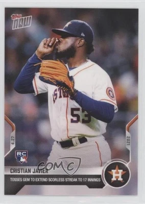2021 Topps Now /531 Cristian Javier #140 Rookie RC - Image 1 of 2