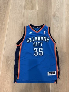NBA Oklahoma City Thunder Jersey: Durant # 35: Adidas: Sewn: Kids Size Large - Picture 1 of 3
