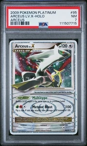 2009 POKEMON PLATINUM ARCEUS LV X #95 HOLO PSA 7 NM #111507714 - Picture 1 of 2