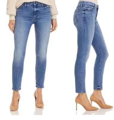 Pantalones de mezclilla madre para mujer talla 26 x 28 (4) looker tobillo We The Animals lavado mediano Foto 1 de 4