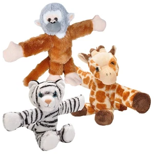 Wild Republic Huggers Plush Zoo Animals - Set of 3 - Picture 1 of 6
