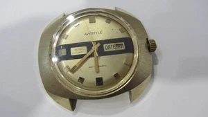 Montre Vintage mécanique  AVYSTYLE  , ne Fonctionne pas  . - Bild 1 von 8