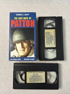 The Last Days of Patton 1986 2 VHS Tapes George C. Scott Vintage - Picture 1 of 6