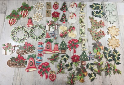 Anna Griffin 3D Die Cuts Embellishments Lot of 63 Card Making Christmas - Image 1 of 4