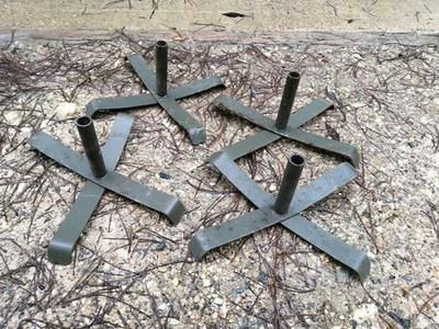 Ex British Army Camo Camouflage Net Spreader Support Metal Topper - Image 1 of 4