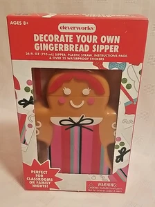 Cleverworks - Decora il tuo Sipper di pan di zenzero nuovo con scatola - Foto 1 di 2