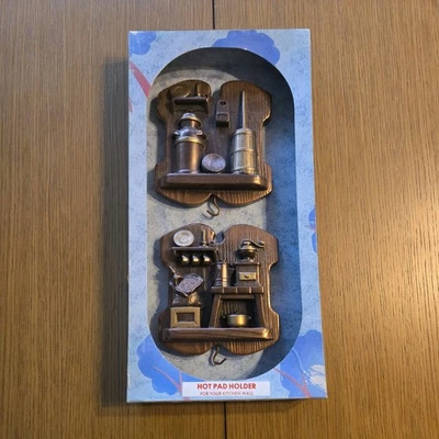 Vintage Miller Studio Chalkware Kitchen Scene 2pc Copper Handpainted NIB - Image 1 of 4