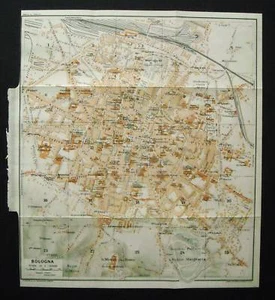 Antica Mappa =Topografica= BOLOGNA =Scala1:11000 -XX Sec.-1925c - Imagen 1 de 1