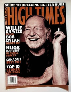 2005 October High Times Magazine Willie Nelson Stoner Colleges Bob Dylan Weed - Picture 1 of 7