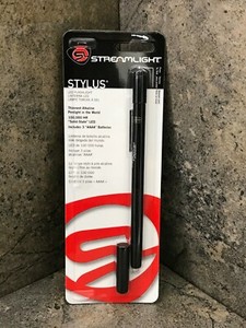 Streamlight 65020 Stylus GREEN LED Pen Light  - Black - New in Package