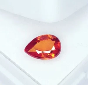 1.12 Ct Natural Padparadscha Sapphire Unheated Loose Certified Gemstone Sapphire - Picture 1 of 7