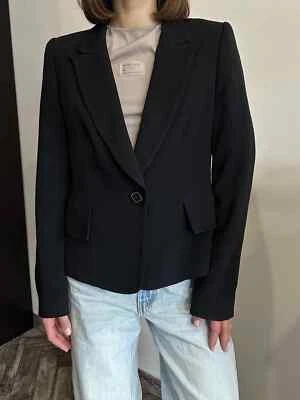 Blazer negro Pianoforte Max Mara para mujer talla US10 UK12 Foto 1 de 4