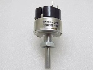 1x Tesla TP281n 32A -  Rotary Switch Potentiometer 1A 250V 100k Ohm - NEW - Picture 1 of 4