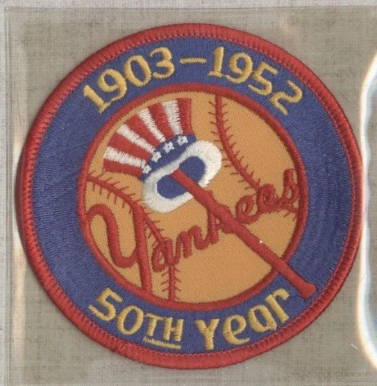 1952 New York Yankees 50th Year Cooperstown Collection 4 inch Replica Patch 1994 - Image 1 of 3