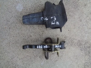 BMW E46 2003 bisagra puerta trasera tope brazo correa retención pasajero derecho fabricante de equipos originales - Imagen 1 de 5