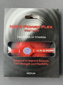 N-R-G Power Flex Armband - Rot - Medium - Bild 1 von 2