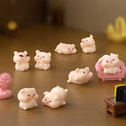 8Pc 1:12 Scale Dollhouse Miniatures Lot Pocket Piggy Animal Living Room Decor