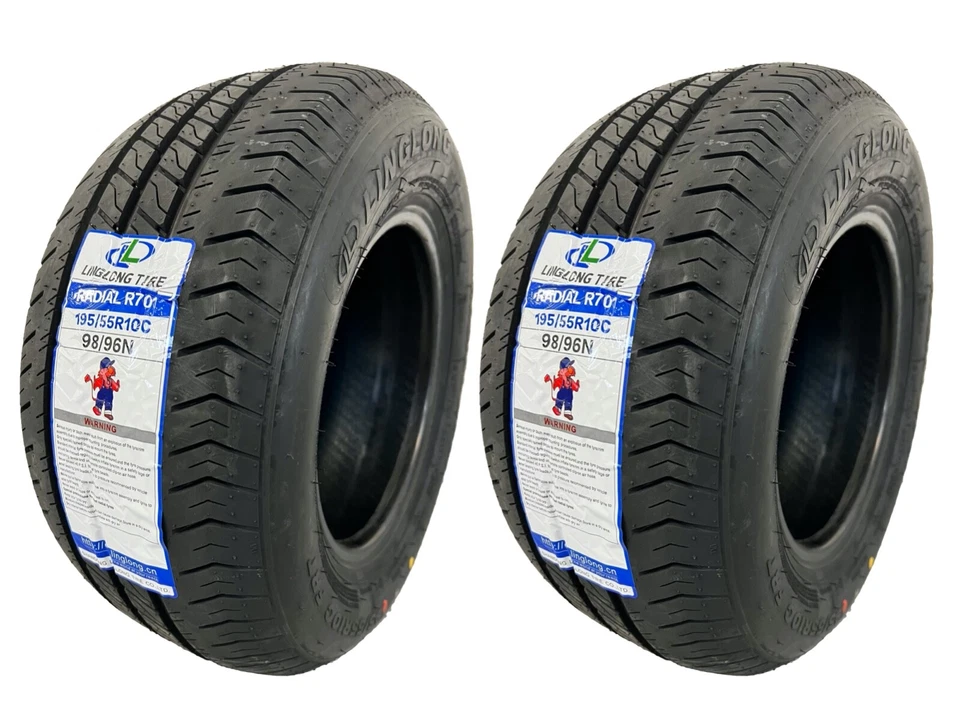 195/55 R10C LingLong R701 - 98/96/N - Trailerreifen - Anhänger - M+S - DOT2025 - Bild 1 von 3