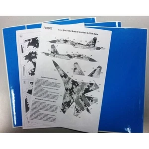 1:32 FOXBOT FM 32-003 Decal Su-27 Ukrainian Air Forces digital camouflage-Part 1 - Picture 1 of 6