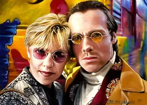 Limitierte Auflage ACEO DRUCK SG-1 Stargate Daniel Jackson Sam Carter M. Mishkova - Bild 1 von 1