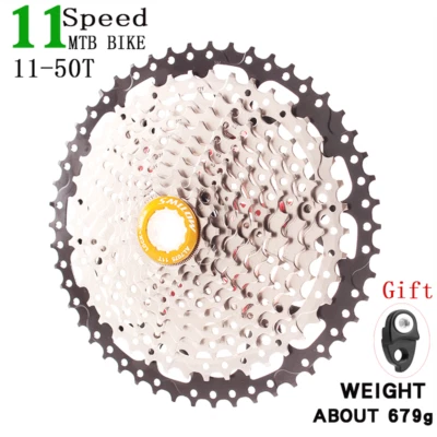 Bicicleta de Montaña Cassette Amplia Ratio Rueda Libre 11Velocidades 11-50T Volante Piñón Foto 1 de 4