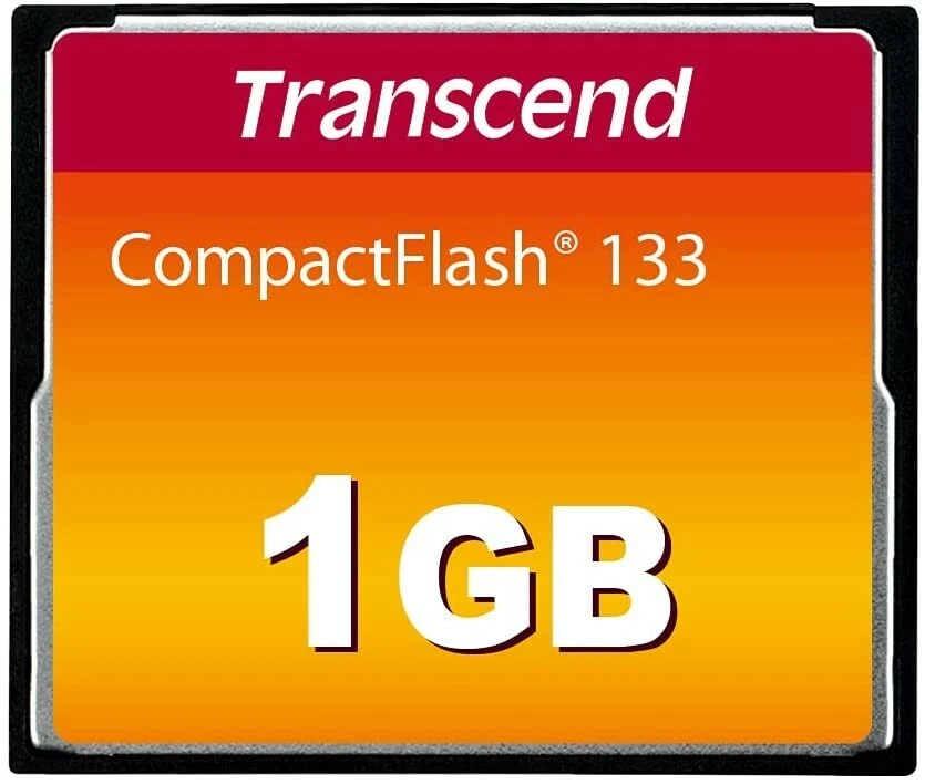 Transcend TS1GCF133 1GB 133X Compact Flash Card - Image 1 of 1