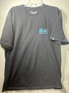 Pelagic T Shirt Mens Black XL Blue Logo Crew Neck Shirt Sleeve - Bild 1 von 19