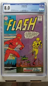 Flash #139 CGC 8.0 VF Origin 1st Appearance Reverse Flash - Picture 1 of 2