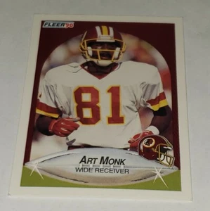 1990 Fleer #164 Art Monk Washington Redskins Football 🏈 Sports Trading Card - Picture 1 of 13