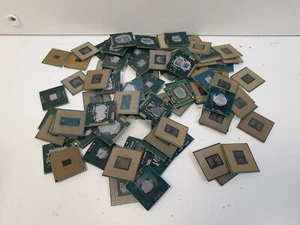 Job Lot de 90 x Processeurs Ordinateur Portable, Récupération Ferraille/Or - Photo 1/1